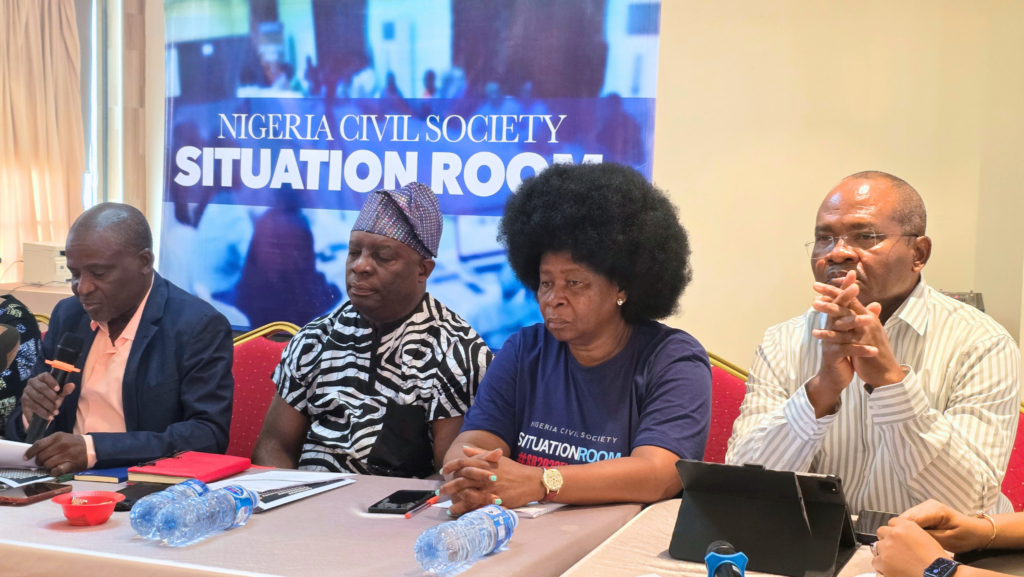 Situation Room Condemns Delay in Passage of Electoral Act Amendment Bill; Calls on Senate to Act Immediately Upon Resumption on 27 January 2026