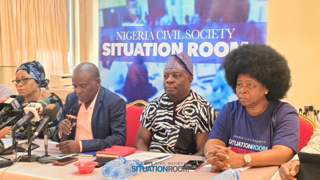 Situation Room Condemns Delay in Passage of Electoral Act Amendment Bill; Calls on Senate to Act Immediately Upon Resumption on 27 January 2026