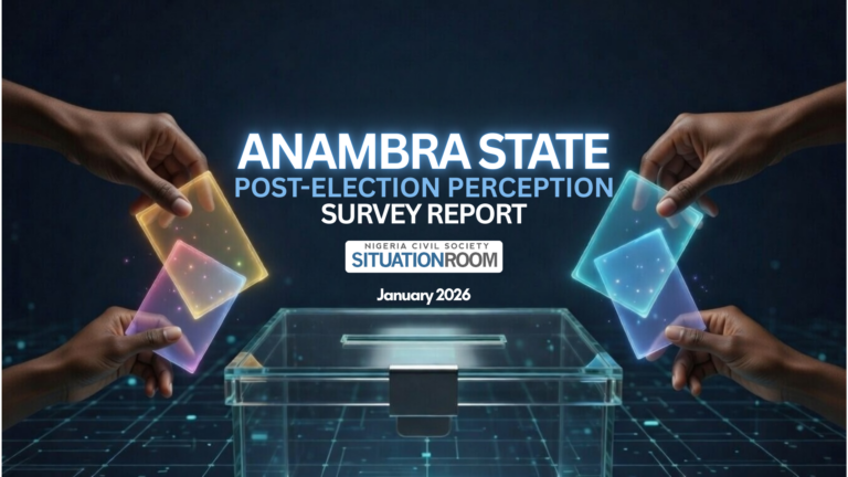 ANAMBRA POST-ELECTION PERCEPTION SURVEY