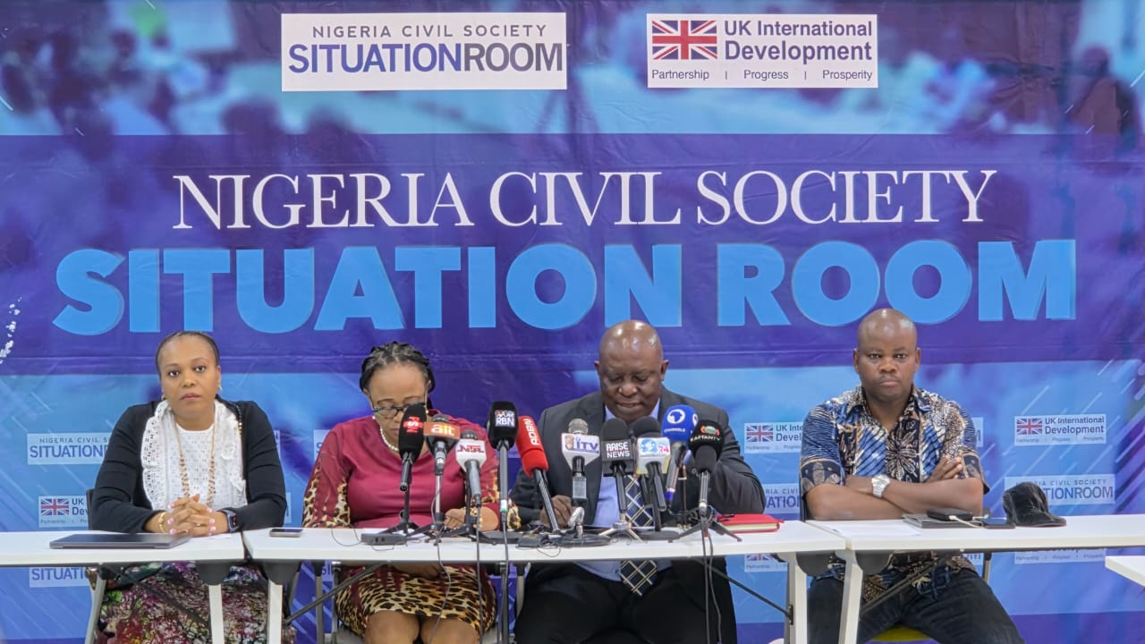 FINAL STATEMENT BY SITUATION ROOM ON THE EKITI STATE 2026 GOVERNORSHIP ELECTION PRESS BRIEF